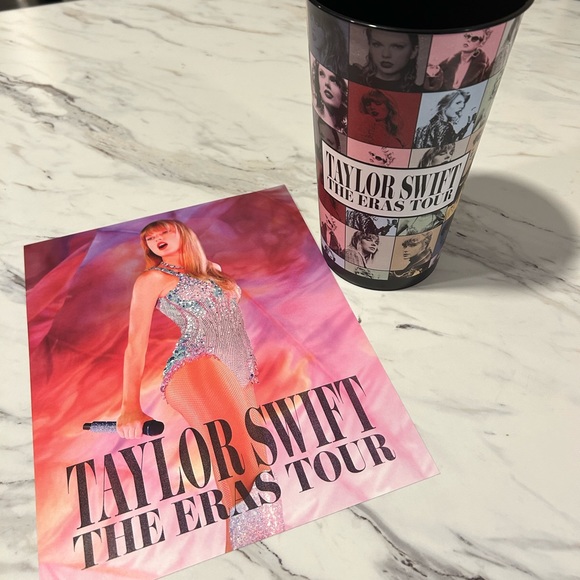 Taylor Swift The Eras Tour Concert Movie Merch Cup and Poster.🩷🎀 - Picture 2 of 11